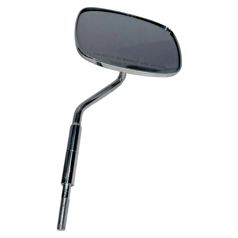 Vintage OEM Harley-Davidson Marked Rectangle Rearview Mirror Chrome Right Side